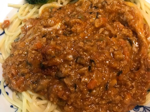 自家製ミートソーススパゲティ